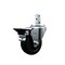 Service Caster 3.5'' Soft Rubber Wheel Swivel 3/4'' Square Stem Caster with Brake SCC-SQ20S3514-SRS-PLB-34 - alternate 1